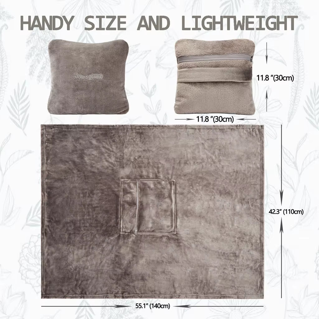Bulk Sale Best Selling 100% Polyester Flannel Custom Pattern Unisex All Seasons Soft Cozy Portable Folded Travel Blanket