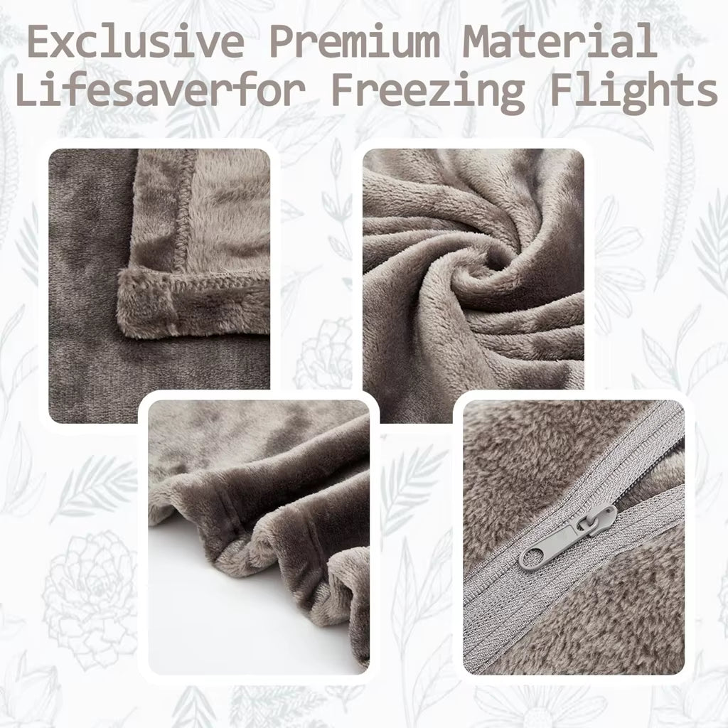 Bulk Sale Best Selling 100% Polyester Flannel Custom Pattern Unisex All Seasons Soft Cozy Portable Folded Travel Blanket